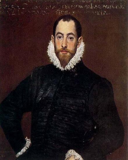 GRECO, El Portrait of a Gentleman from the Casa de Leiva